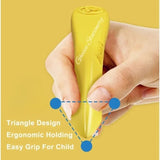 Triangular Grip Crayons Set for Kids – 18 Colors