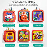 6-in-1 Montessori Activity Cube for Toddlers