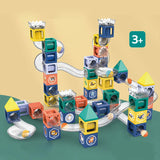 STEM Magic Magnetic Square Run Building Blocks – 52 Pcs Set for Kids
