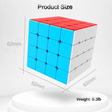 4x4 Rubik's Cube – QY QiYuan S2 Stickerless Speed Puzzle