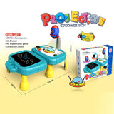 Projection Storage Box Drawing Table with LED Light for Kids