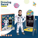 Colorful Magnetic Drawing Board with Stamps for Kids