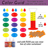 Changeable Color Marker Set for Kids – 6 Color Mixing Pens