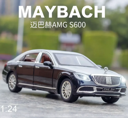 Mercedes Maybach S600 1:24 Diecast Model Car – Light, Sound & Smoke
