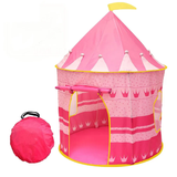 Portable Cubby Tent House For Kids - Pink