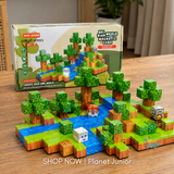 Jungle Series Magnetic Cube Building Blocks Set – 60 Pieces