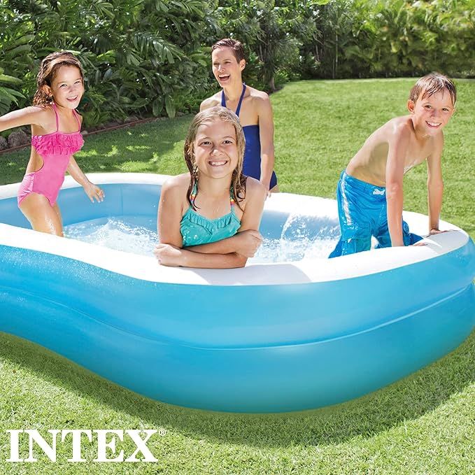 INTEX Rectangular Pool 6.6ft | Inflatable Family Pool