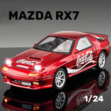 Mazda RX7 Coca-Cola Edition 1:24 Diecast Model Car