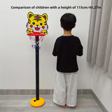 Tiger Adjustable Basketball Hoop Set for Kids with Air Pump