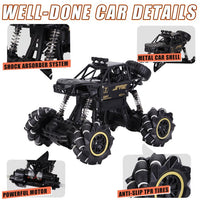 2.4GHz Wrist RC Rock Crawler with 360 Rotation & Rechargeable Battery