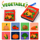 3D Early Education Cloth Book for Kids – Soft Fabric Animal Learning Book