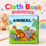3D Early Education Cloth Book for Kids – Soft Fabric Animal Learning Book
