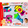 4 Pcs Baby's Partner Rattle Box – Safe & Colorful Baby Toy Set