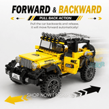 Off-Road 4x4 Jeep Building Blocks Set for Kids – 610 Pieces