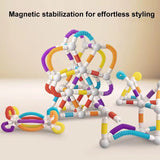 Flexible Magnetic Tube Building Blocks (36 Pieces)