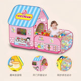 Pop-Up Ice Cream Tent House for Kids