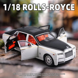 Rolls Royce Phantom 1:18 Diecast Model Car – Big Scale Collectible