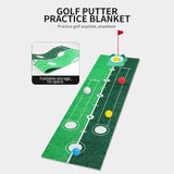 Kids Golf Play Set with 2-Meter Putting Mat & Flag Targets