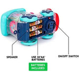 Transparent Gear Train with 3D Lights & Sound Toy for Kids