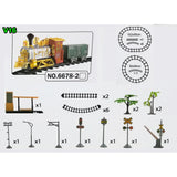 Classic Train Track Set with Light, Sound & Smoke Effects