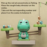 2-in-1 Dinosaur Fishing & Balance Scale Toy for Kids – Educational Math Game
