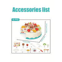 Kids cake kitchen playset - different angle view