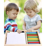 Maths Learning Drawing Board – Whiteboard & Chalkboard Set for Kids