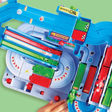 Super Mario Race Course DIY Set – 2-Player Obstacle Playset with Figurines