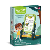57-Piece Double-Sided Drawing Board Art Set for Kids