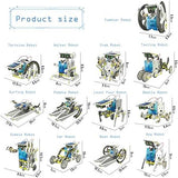 13-in-1 DIY Alloy Solar Robot Kit for Kids