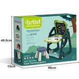 Artist Drawing Board – Double-Faced Easel with Painting Accessories for Kids