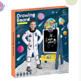 Colorful Magnetic Drawing Board with Stamps for Kids