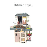 42-Piece Kitchen Set for Kids – Spray, Light &amp; Sound Playset