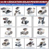 14-in-1 Solar Robot Kit – DIY STEM Building Toy for Kids
