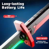 LED Katana Sword spark effects toy for boys girls