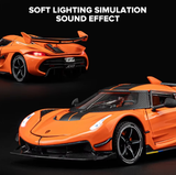 1:24 Diecast Koenigsegg Jesko Sports Model Car – Collector Edition