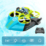 4DRC Drone Boat | 3in1 Drone, Boat & Remote Control Car