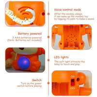 360 degree rolling dancing monkey toy multicolor for toddlers