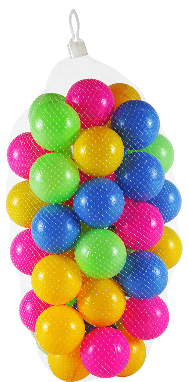 50 Pcs Net Ball Bag – Fun Indoor & Outdoor Play Balls for Kids