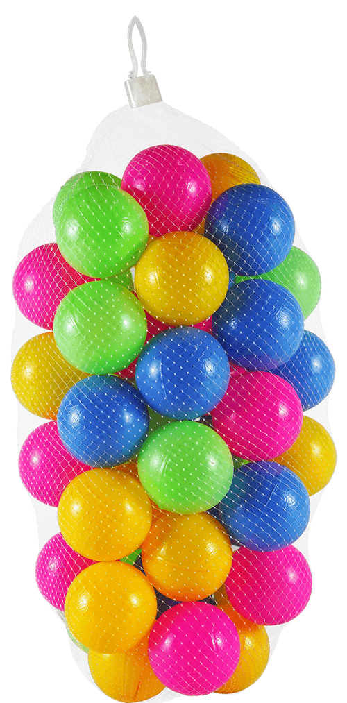 50 Pcs Net Ball Bag – Fun Indoor & Outdoor Play Balls for Kids