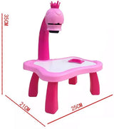 Drawing Projector Table for Kids with Light & Music
