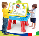 3-in-1 Learning Activity Desk for Kids – Whiteboard, Chalkboard & Projector
