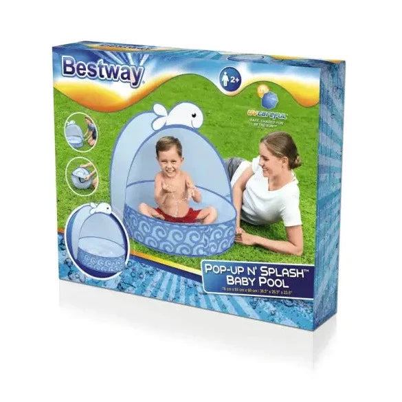 BESTWAY Pop-Up Baby Pool 2.6ft | Inflatable Infant Splash Pool