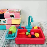 Kitchen Sink Toy Playset – Electric Dishwasher &amp; Water Basin
