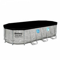 BESTWAY Pool with Window 18ft | Power Steel Frame Pool