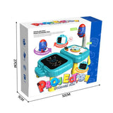Projection Storage Box Drawing Table with LED Light for Kids