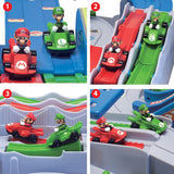 Super Mario Race Course DIY Set – 2-Player Obstacle Playset with Figurines