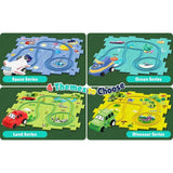 Rail Car Track Puzzle Set – 25 Pcs Build Your Own Railway