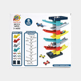 Gliding Railcar Building Blocks Track Set for Kids