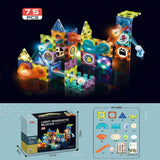 75 Pcs Lightning Magnetic Blocks & Balls Set – 3D STEM Building Toy